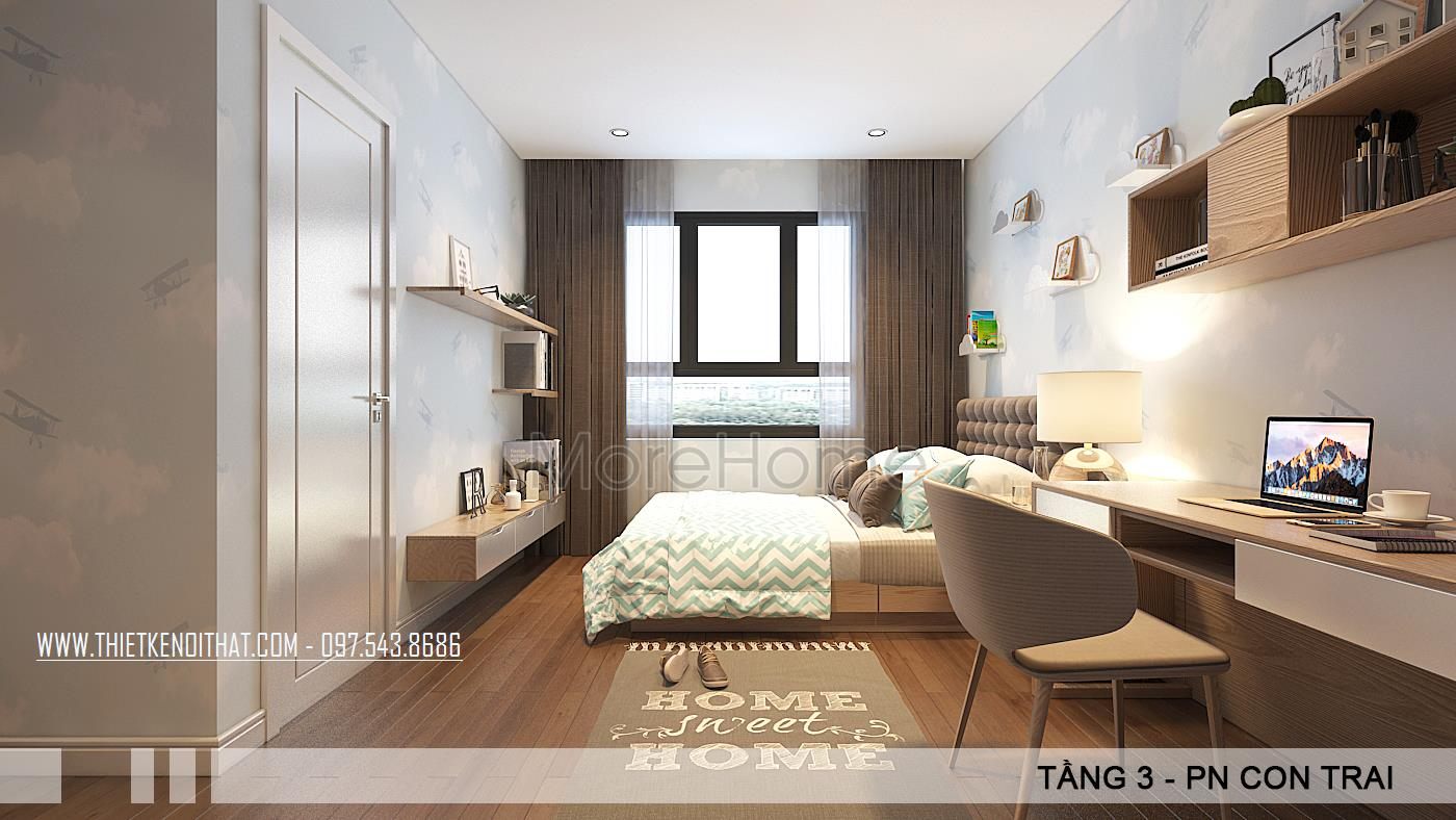 Thiết kế nội thất biệt thự hiện đại tại VinHome Thăng Long